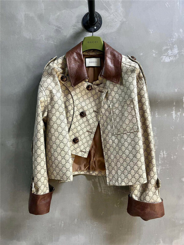 gucci classic presbyopic contrasting color jacket