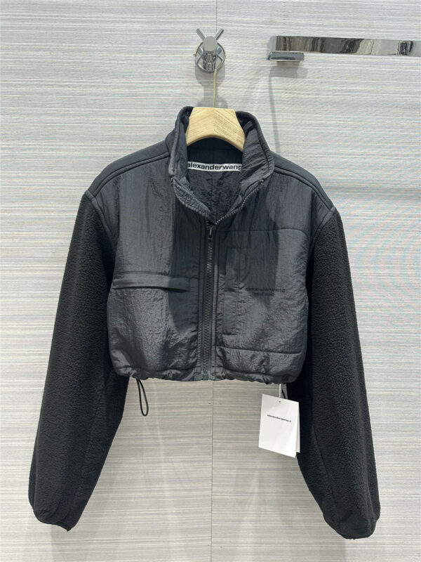alexander wang quilted short jacket