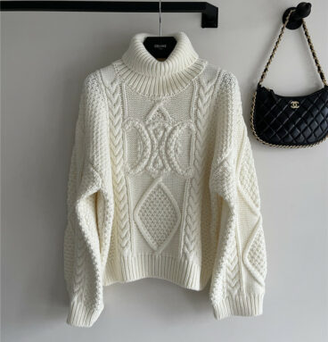 celine turtleneck sweater