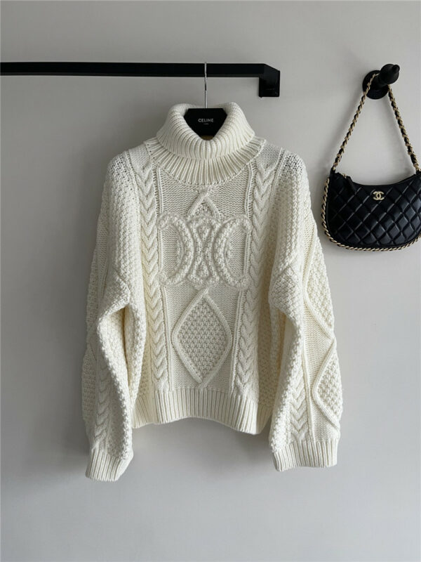 celine turtleneck sweater