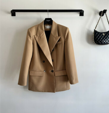 YSL Maillard style old money style brown jacket