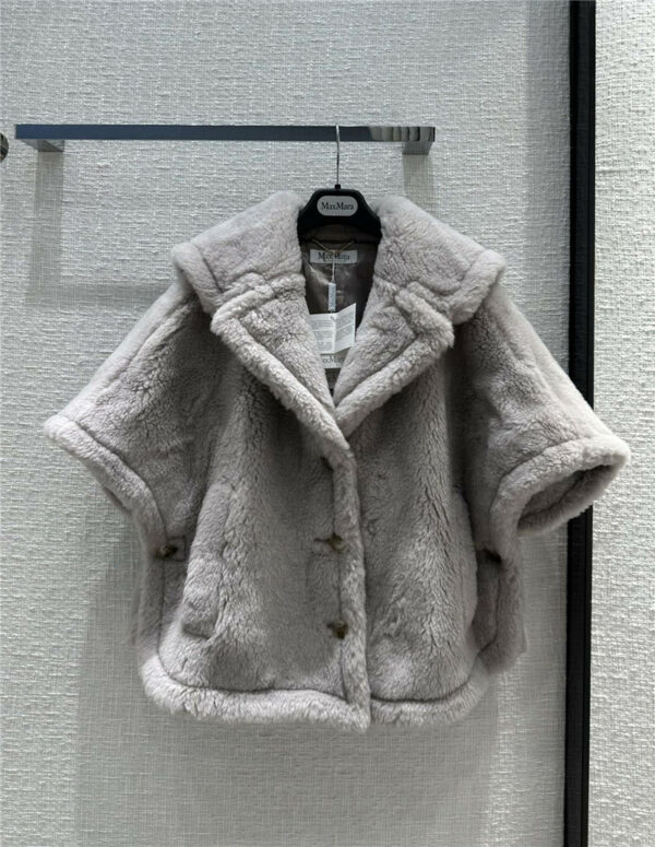 MaxMara alpaca poncho coat