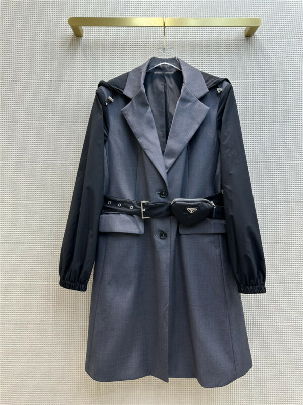 dior fake two-piece design mid-length blazer