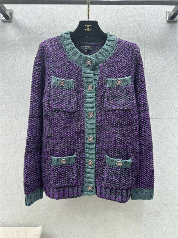 chanel new autumn and winter round neck cardigan