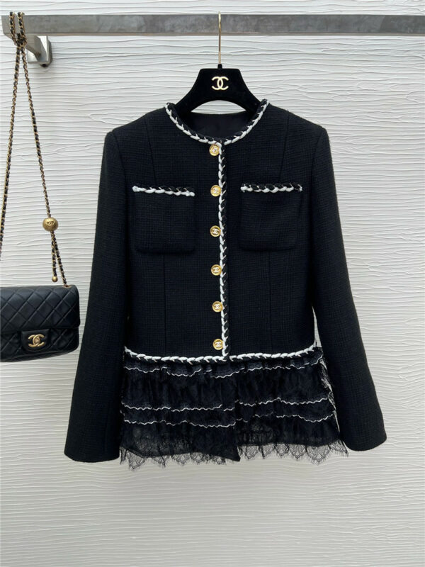 chanel new autumn and winter mid-length jacket