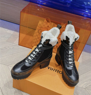 louis vuitton LV classic high heel martin boots