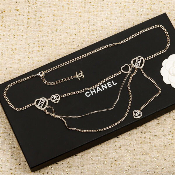 chanel handmade love waist chain