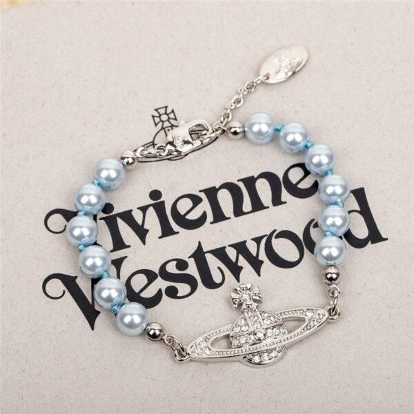 Vivienne Westwood Saturn Pearl Bracelet