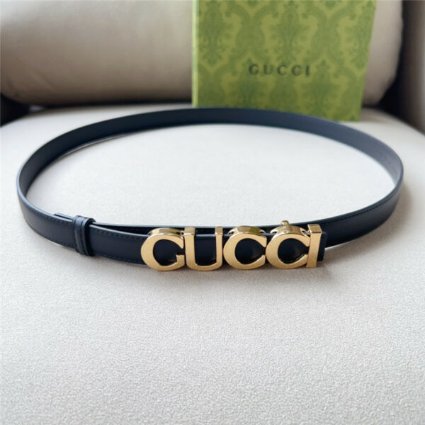 gucci double G embellishment + square buckle belt