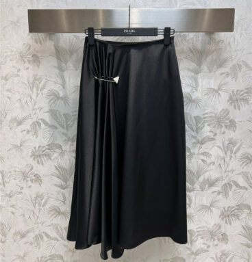 prada irregular high waist skirt