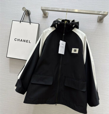 chanel new secondhand series hooded jacket