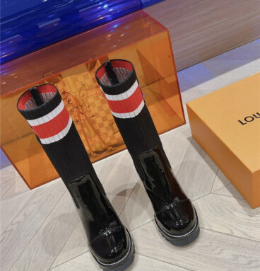 louis vuitton LV new high heel sock boots