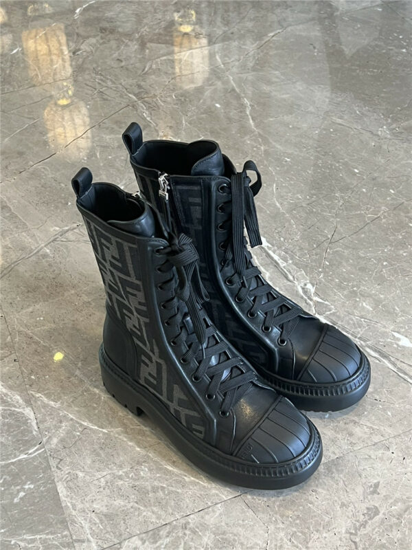 fendi Domino motorcycle boots
