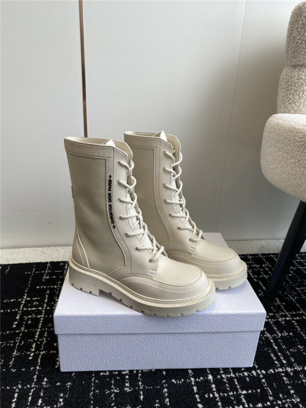 dior new lace up martin boots