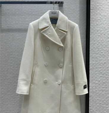 prada handmade double-sided cashmere coat
