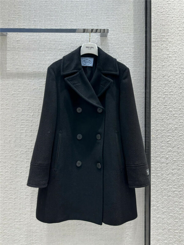 prada handmade double-sided cashmere coat