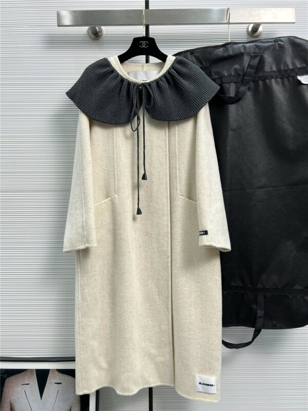 jil sander double-sided cashmere coat