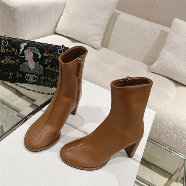 the row new autumn and winter side pull high heel boots