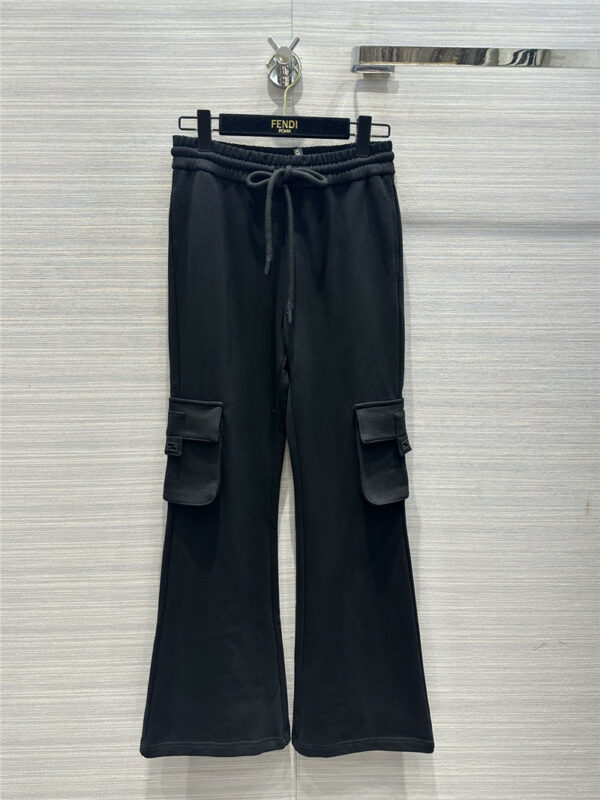 fendi limited edition capsule collection bootcut sweatpants