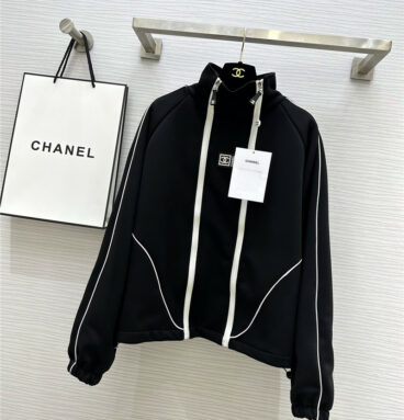 chanel new secondhand series sweatshirt jacket