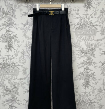 celine new straight casual pants