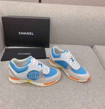 chanel new color block sneakers
