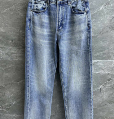 celine vintage raw edge jeans