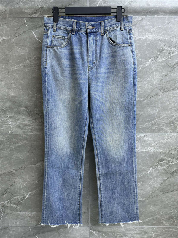 celine washed jeans