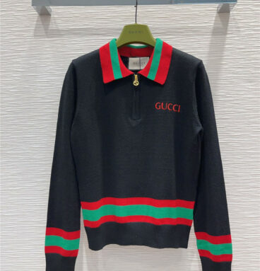 gucci classic POLO sweater