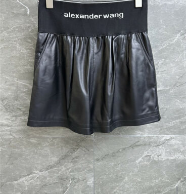 alexander wang sheepskin shorts
