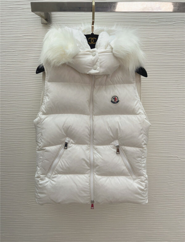 moncler classic hooded down vest