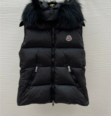 moncler classic hooded down vest