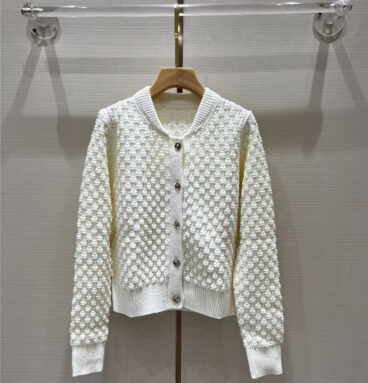 chanel new autumn and winter round neck knitted cardigan