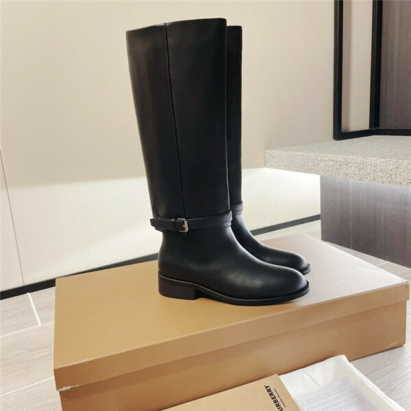 Burberry equestrian boots