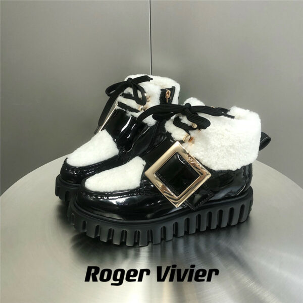 Roger vivor thick-soled fur boots