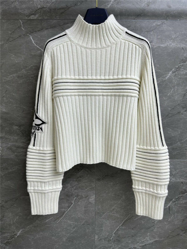 louis vuitton LV contrasting striped sweater