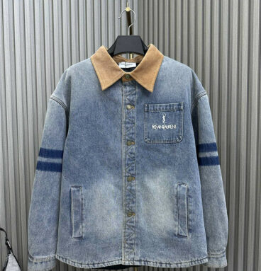YSL vintage washed denim jacket