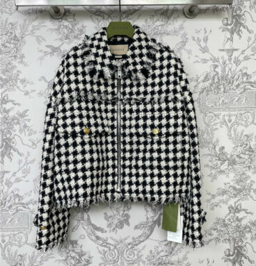 gucci new houndstooth jacket