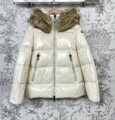 moncler new Laiche hooded fur collar down jacket