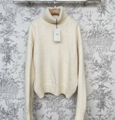 celine new autumn and winter turtleneck sweater