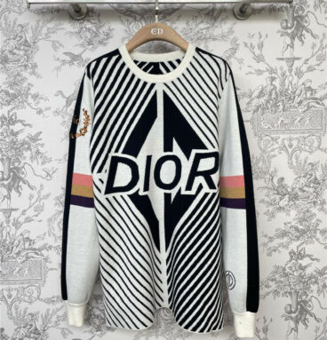 dior new autumn and winter jacquard sweater