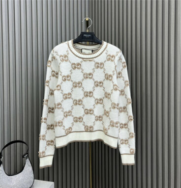 gucci short sleeve GG knitted long sleeve
