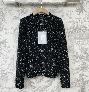 chanel new ball yarn knitted jacket
