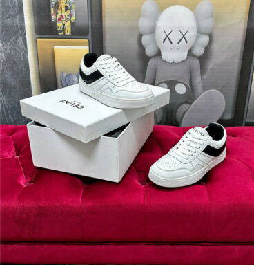 celine new color matching sneakers white shoes