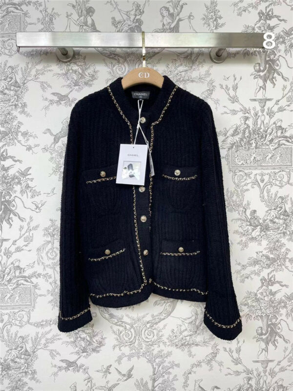 chanel new autumn and winter knitted cardigan