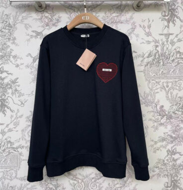 miumiu new love letter sweatshirt