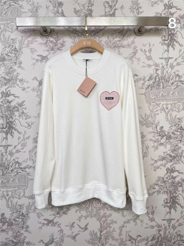 miumiu new love letter sweatshirt
