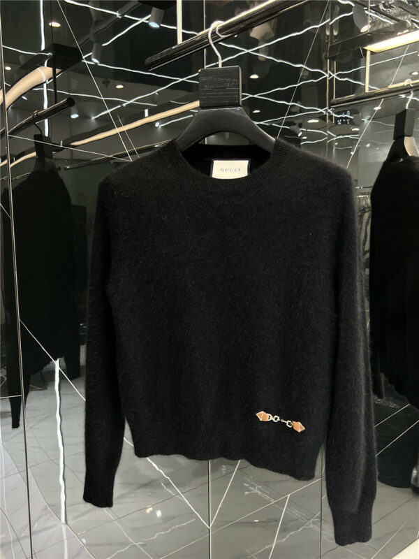 gucci new classic horsebit cashmere sweater