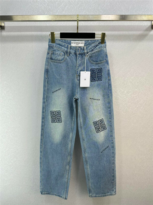Givenchy new embroidered jeans