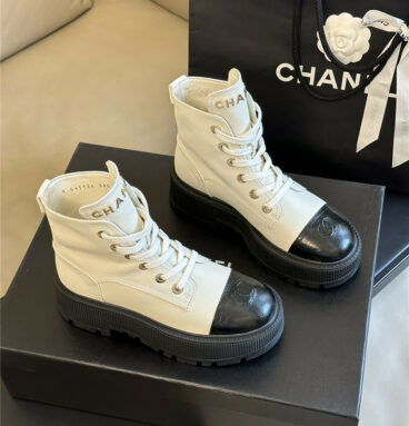 chanel thick-soled short boots